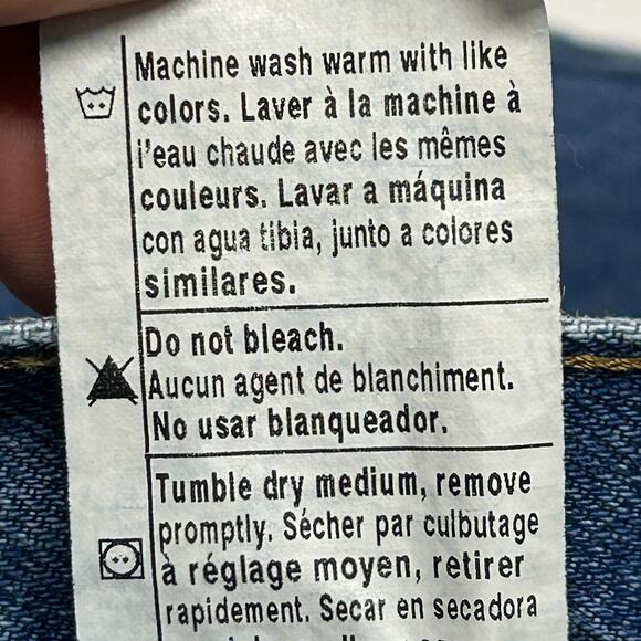 Carhartt Jeans Mens 42x32 Blue Traditional Fit Measures 41x32 Dark Wash Workwear - Picture 9 of 10